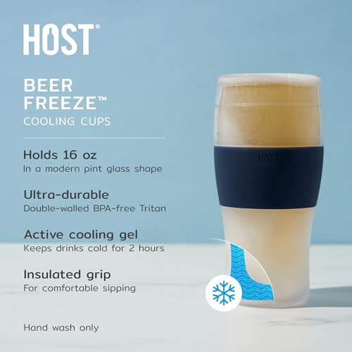 FREEZE Beer Glasses (2 Count)