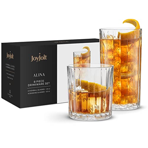 Drinking Glasses Set of 8 (8 Count)