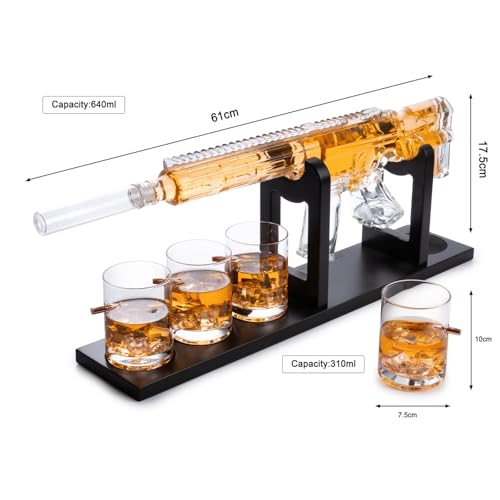 AR15 Gun Decanter Birthday Gifts for Men Dad