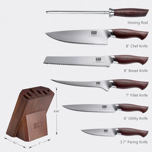 7 Pc Japanese Knife set (7 Count)