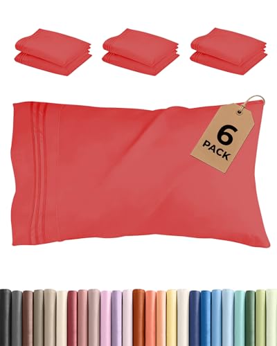 Queen Pillow Cases Set of 6 (6 Count)
