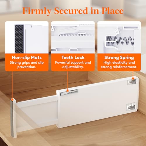 5" Tall Upgrade Drawer Dividers (5 Count)