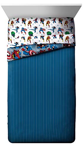 Marvel Comics Iron Man Full Size Comforter Set 5 Piece Kids Bedding