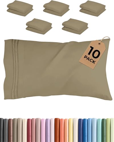 Queen Pillow Cases Set of 10 (10 Count)