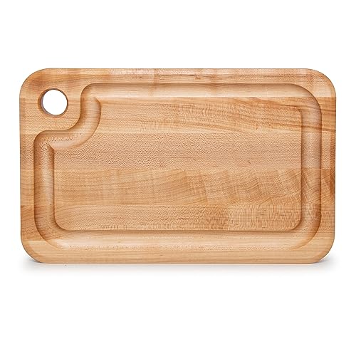 Prestige Series Rectangular Wooden Maple Cutting Board 16”x10”