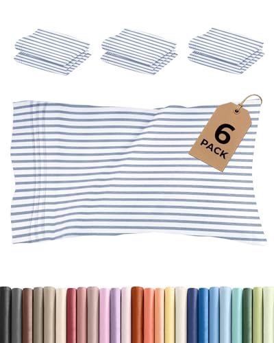 King Standard Pillow Cases Set of 6 (6 Count)