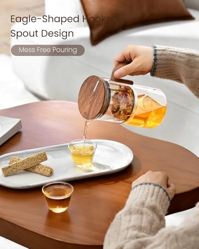 Magnetic Glass Infuser Teapot for Loose Tea