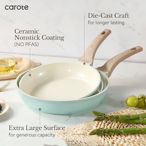 21pcs Ceramic Cookware Sets