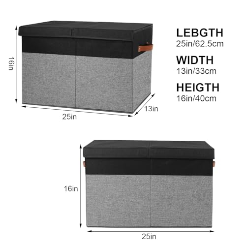 Large Toy Storage Box with Lid