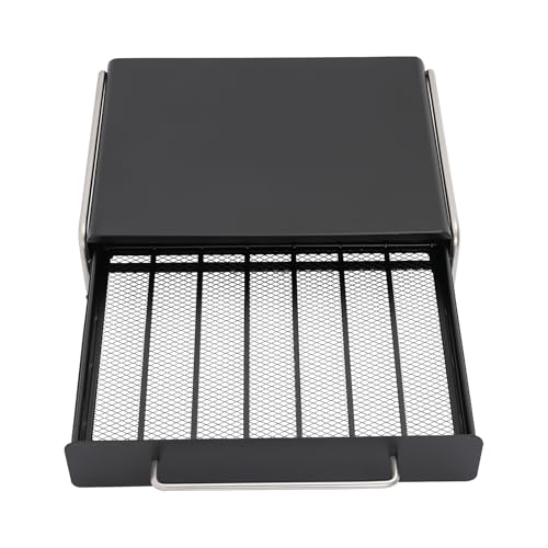Black Large Coffee Capsule Organizer Coffee Pod Storage Drawer Rack Holder Stand for Countertop Kitchen Cabinet Coffee Bar Home Office Kitchen Organization and Storage with Handle