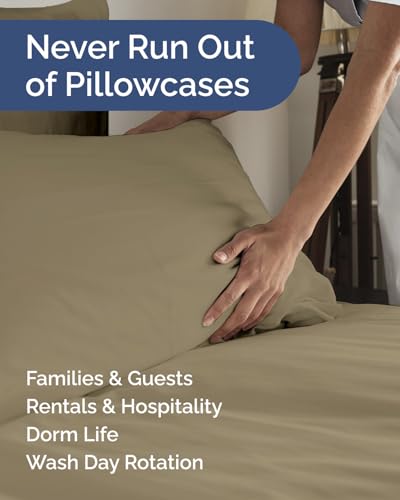 King Standard Pillow Cases Set of 10 (10 Count)