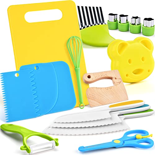 17PCS Montessori Toys Real Cooking Set for Kids Ages 3