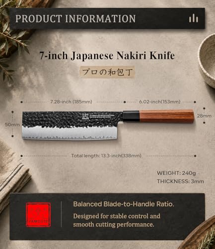 7'' Nakiri Knife