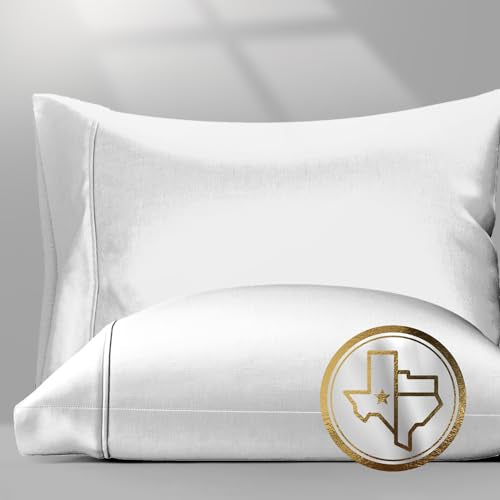 100% Egyptian Cotton Pillow Cases Standard (2 Count)