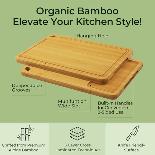 Bamboo Cutting Board (3 Count)