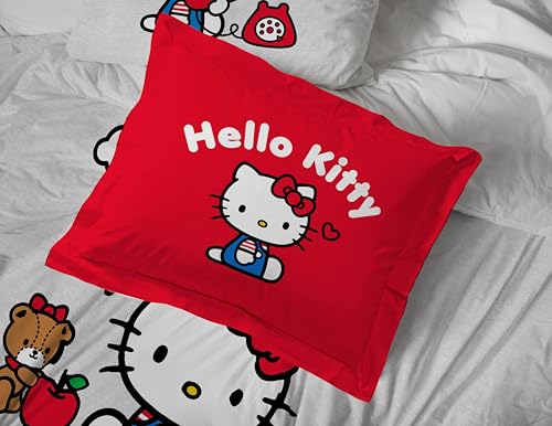 Sanrio Hello Kitty Twin Comforter Set 5 Piece Bedding for Girls