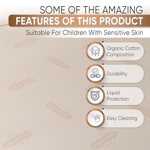 Waterproof Organic Mattress Protector Twin Size