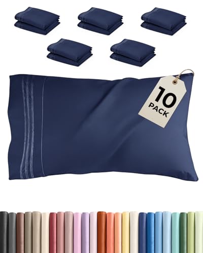 Standard Pillow Cases Set of 10 (10 Count)