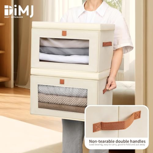 Storage Bins with Lids (4 Count)