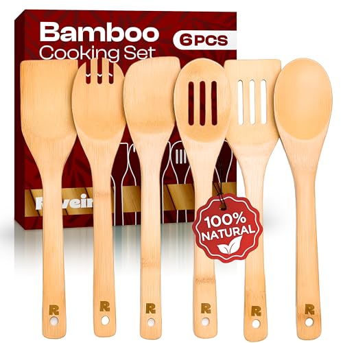 Bamboo Cooking Spoons 6