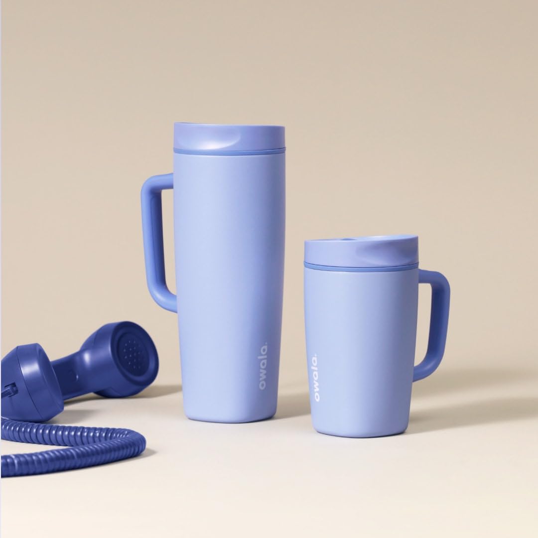 SmoothSip Slider Stainless Steel Insulated Travel Mug with Handle