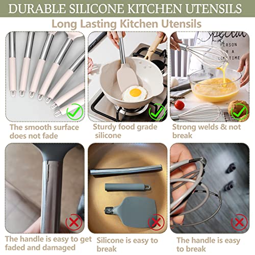 Stainless Steel Kitchen Cooking Utensil Set (15 Count)