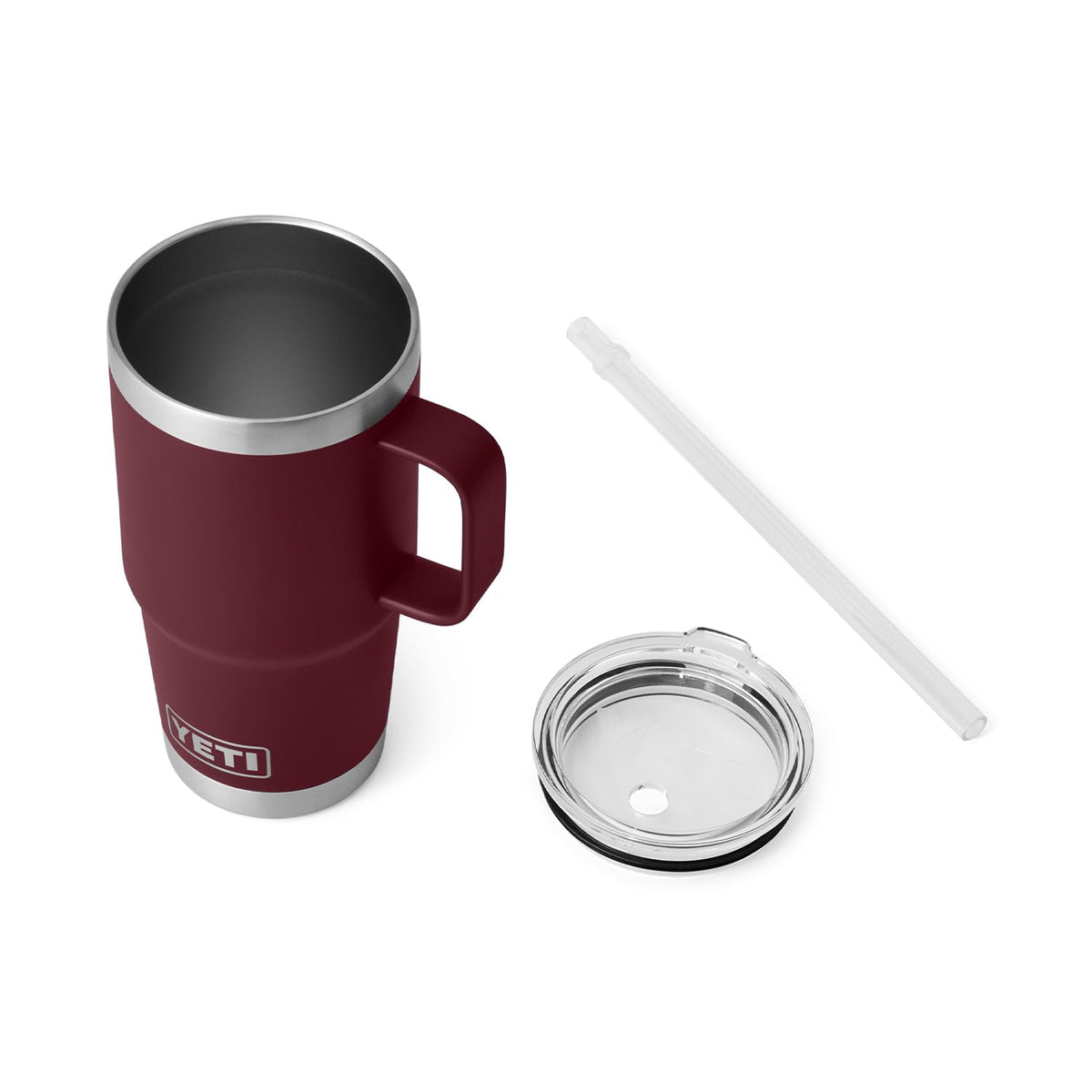 Rambler 25 oz Tumbler with Handle and Straw Lid