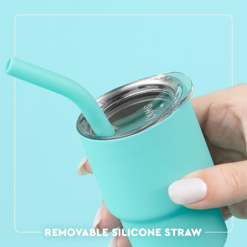 2oz Swig Shots Mini Tumbler with Straw