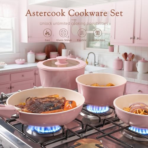 23 Pcs Pots and Pans Set Non Stick