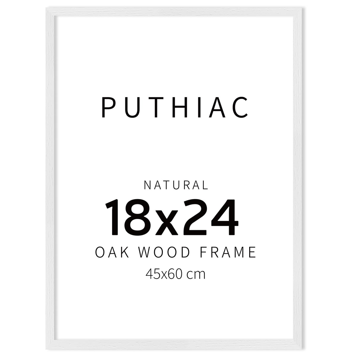 18x24 Solid Oak Wood Picture Frame