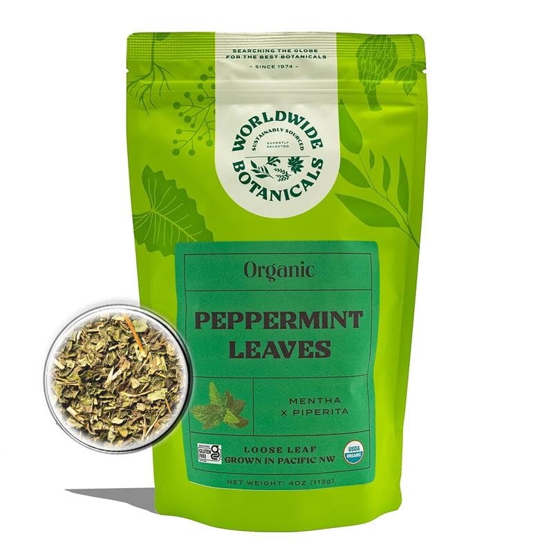 Organic Peppermint Loose Leaf Tea (4 Ounce)