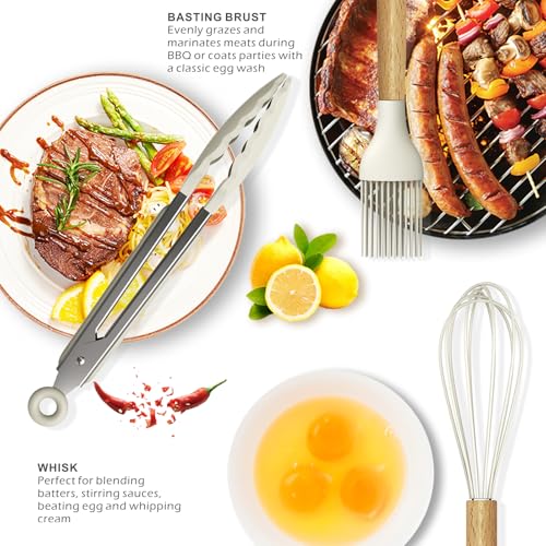 Silicone Cooking Utensils Set (14 Count)