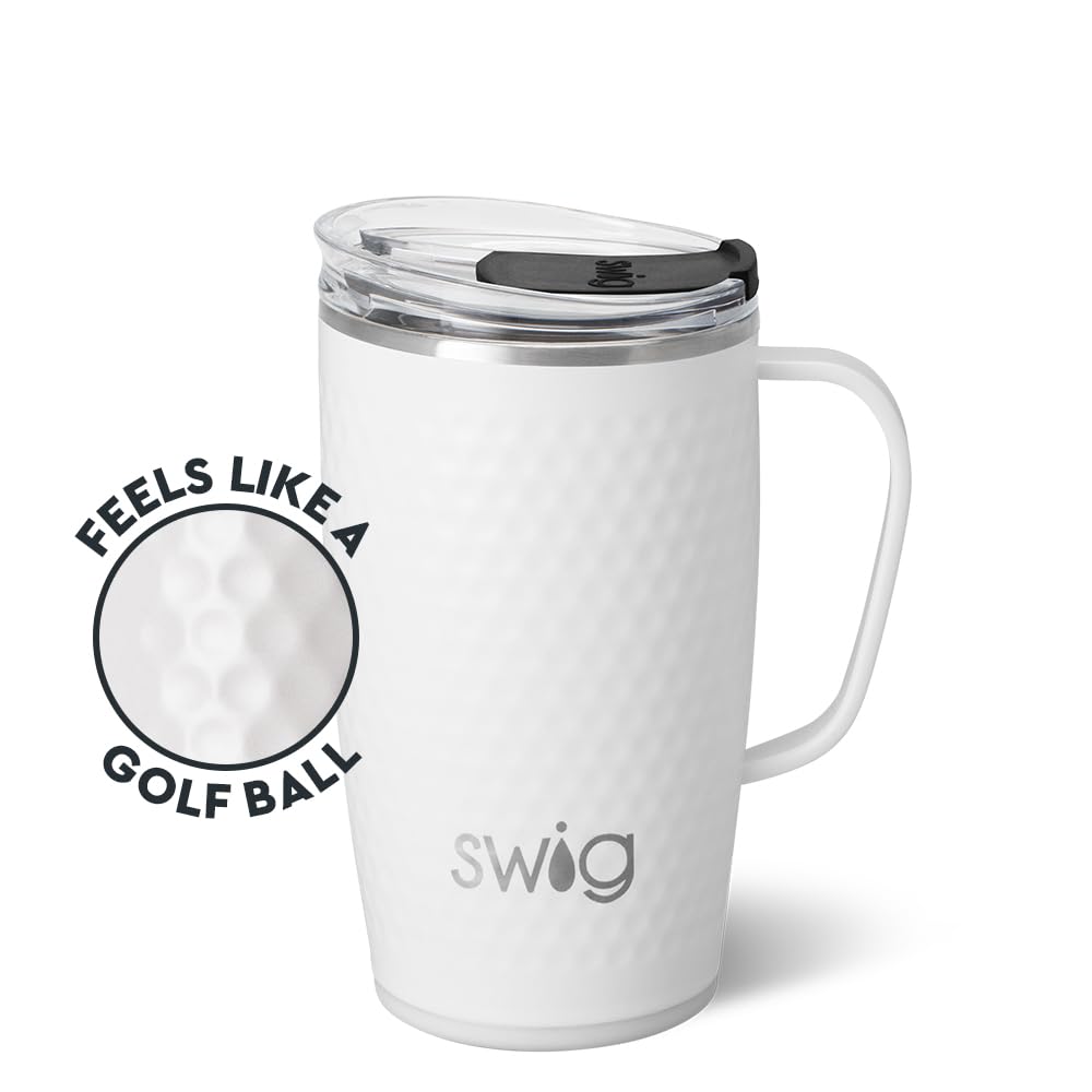 18oz Insulated Travel Mug with Handle & Lid