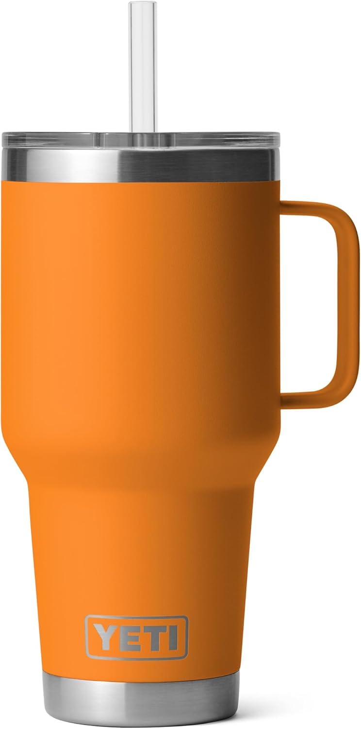 Rambler 25 oz Tumbler with Handle and Straw Lid