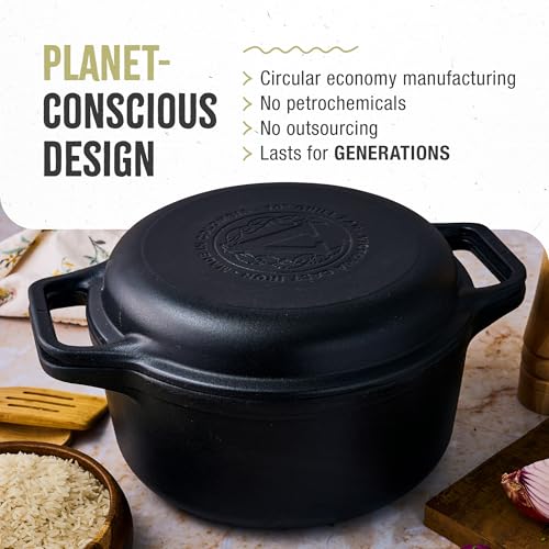 6 Quart Cast Iron Combo Cooker