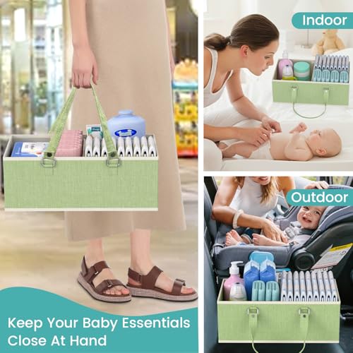 2In1 Baby Diaper Caddy & 3