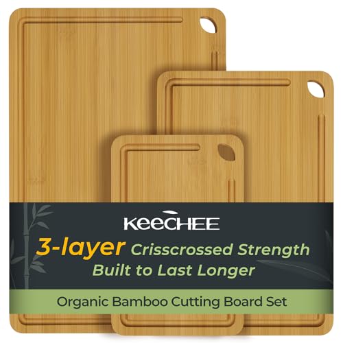 Bamboo Cutting Board (3 Count)