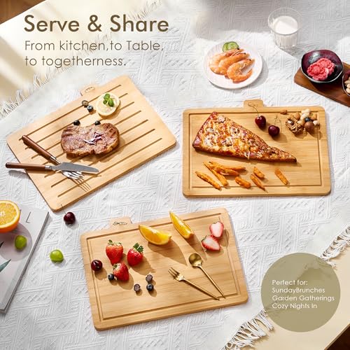 Bamboo Cutting Boards for Kitchen