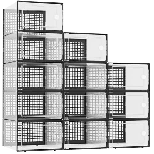 XX Large Shoe Storage Boxes 12 Pack (12 Count)