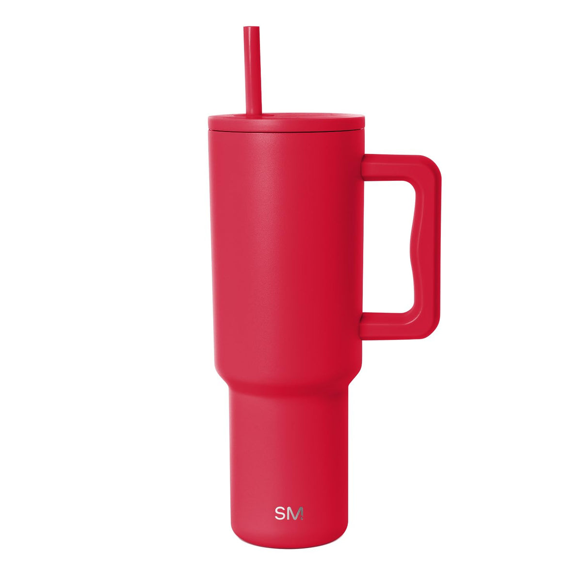 Tumbler with Handle and Straw