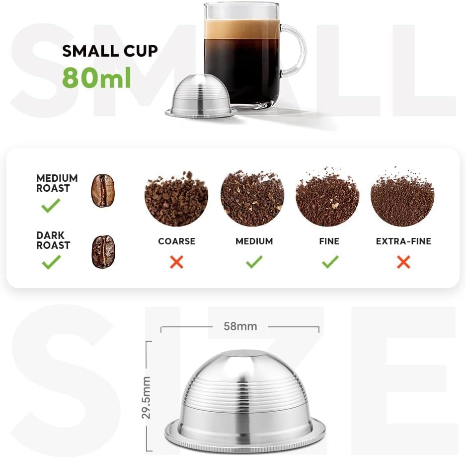 Stainless Steel Reusable Coffee Capsule