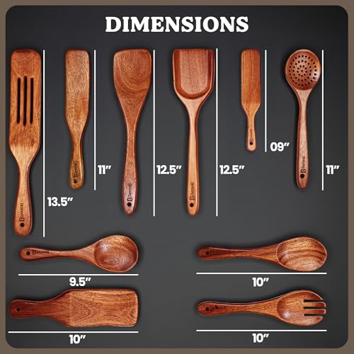 Wooden Utensil Set (10 Count)