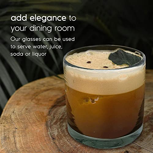 Clear Blown 8 oz DOF Rocks Glasses (6 Count)