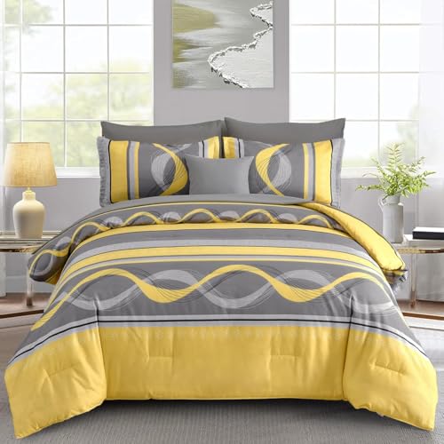 Yellow Comforter Set Full Size