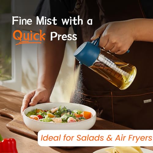 16oz 470ml Glass Olive Oil Sprayer for Cooking