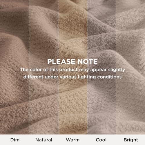 GentleSoft 100% Cotton Blanket King Size for Bed