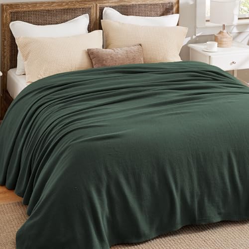 GentleSoft 100% Cotton Blanket King Size for Bed