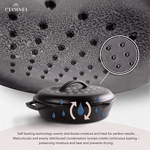Cast Iron Skillet + Cast Iron Lid Set