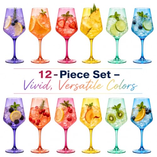 European Style Plastic Crystal Unbreakable Stemmed Wine Glasses