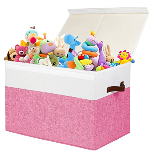 Large Toy Storage Box with Lid